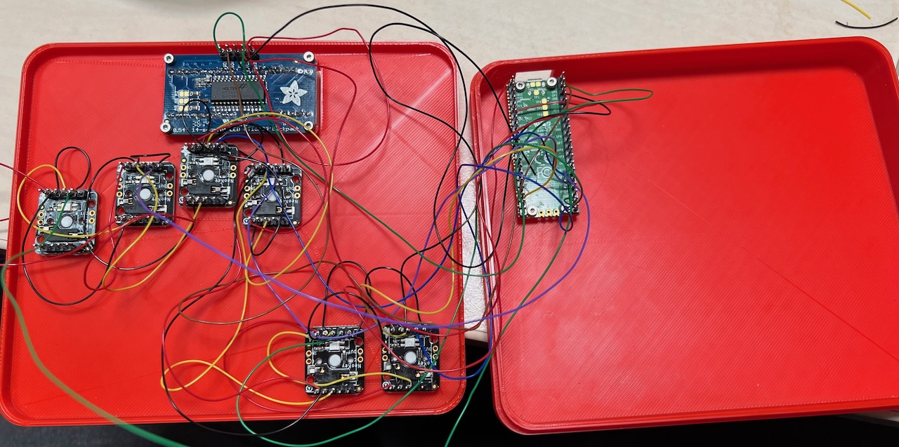 The wirewrapped breakouts, pico and display